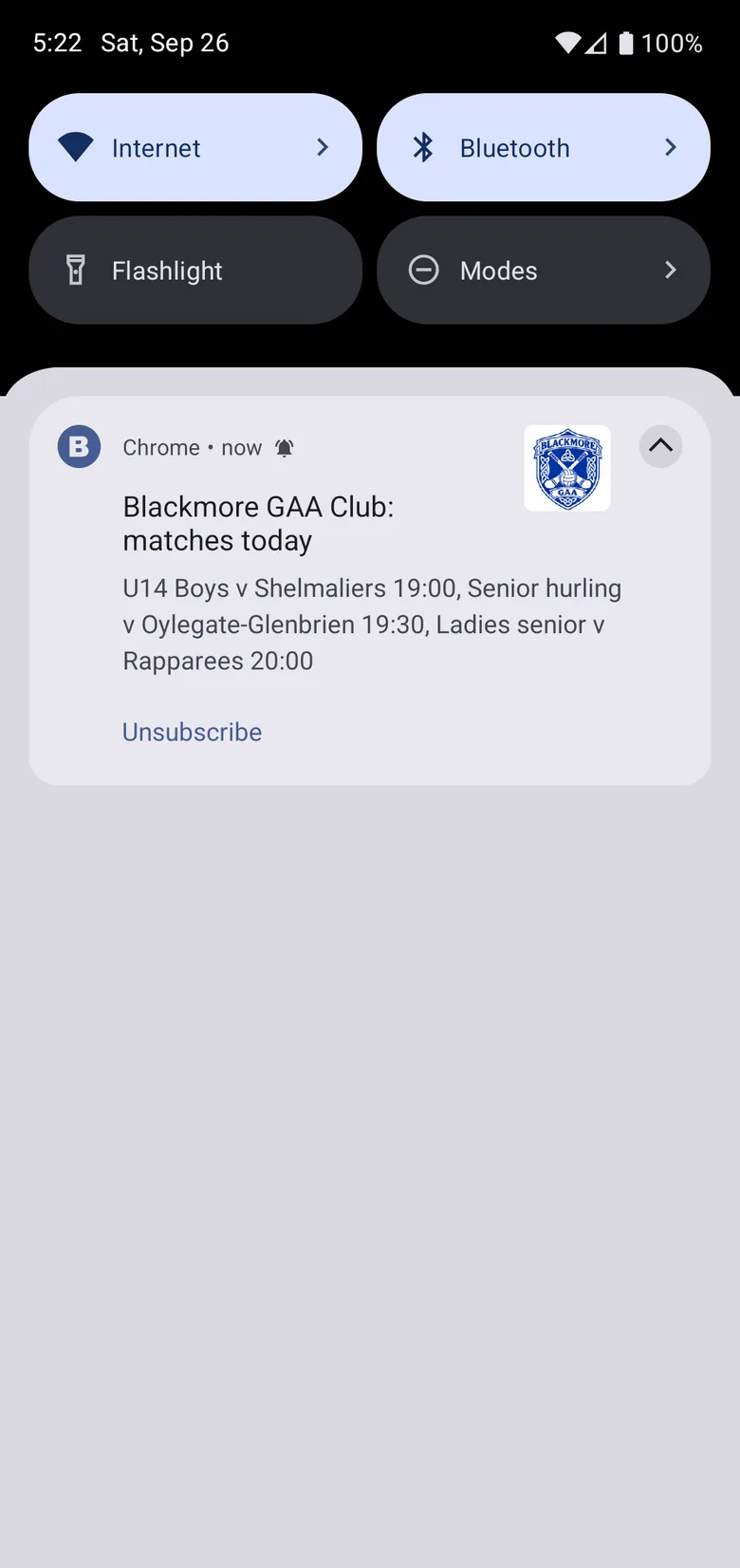 Match day