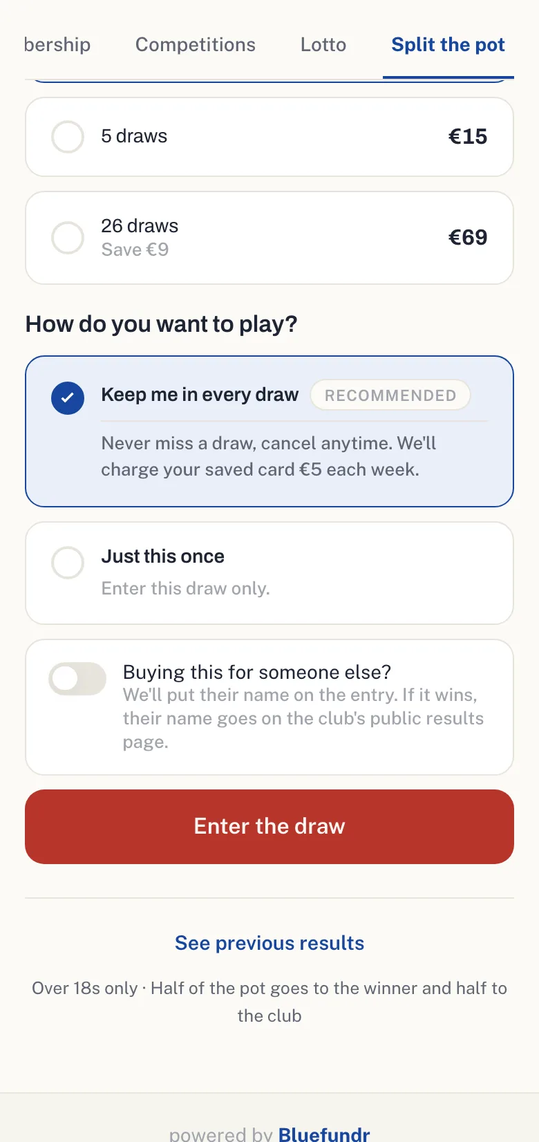 Choose how they play